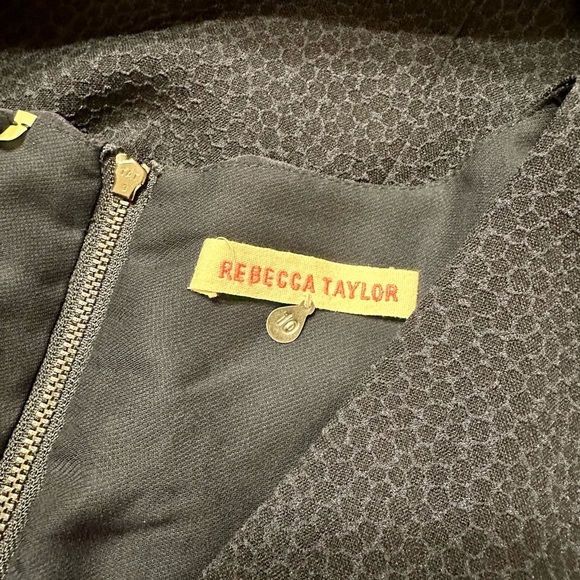 Women’s Rebecca Taylor Navy Mini Dress - Size 10 - NWOT - Picture 3 of 4